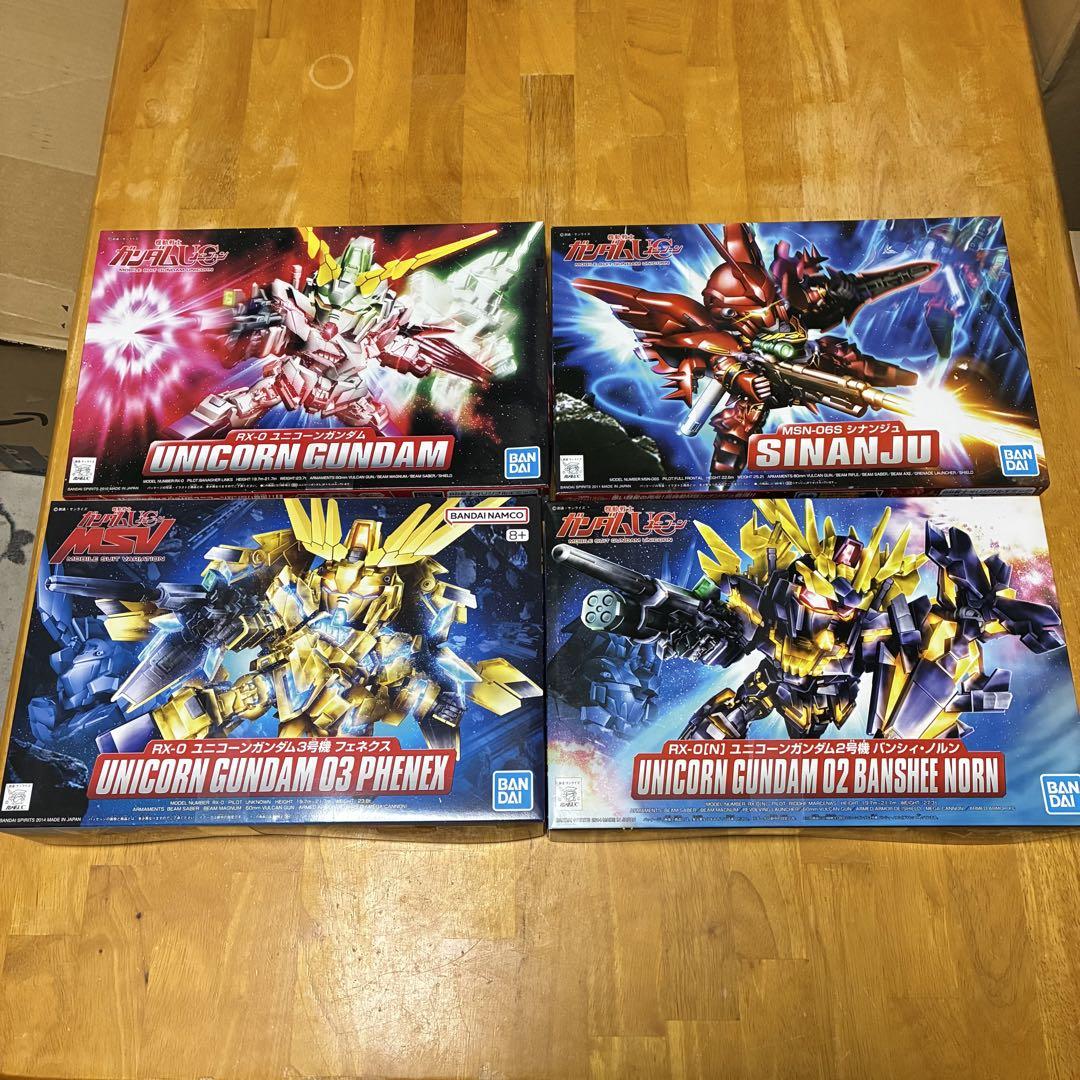 SDガンダム ユニコーンシリーズセット