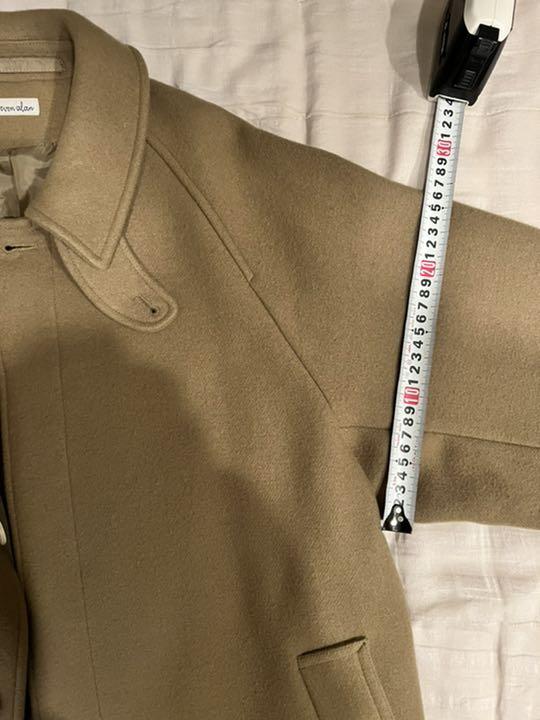 特価定番 100S MELTON BAL COLLAR LONG COAT fAZaC-m63064558554 低価即納
