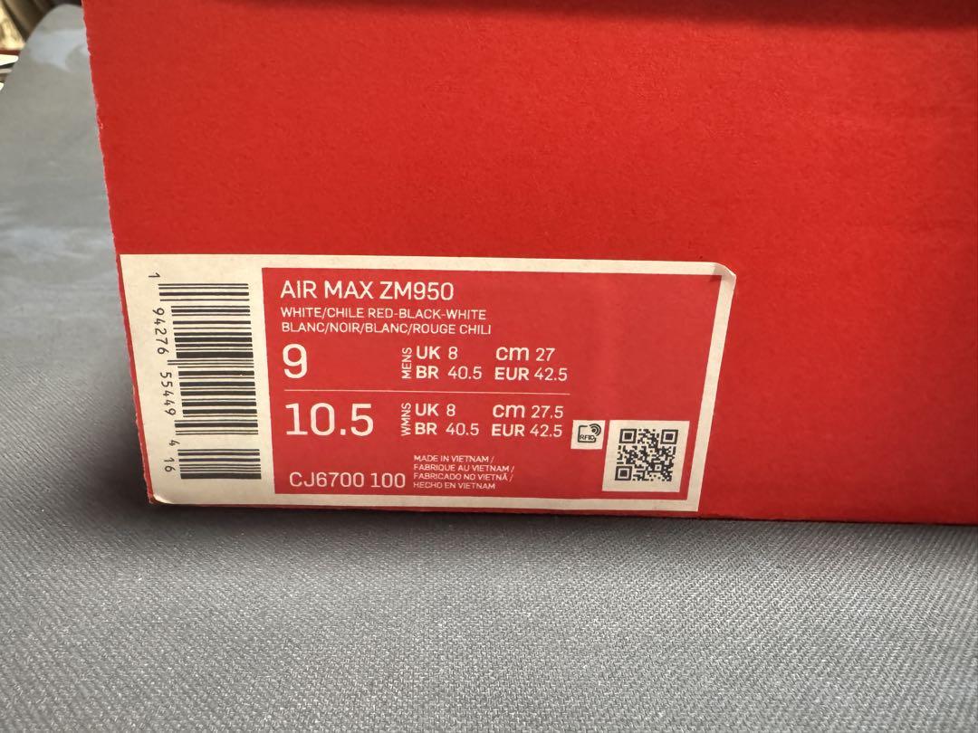 【新品】Nike Air Max ZM950 27.5cm