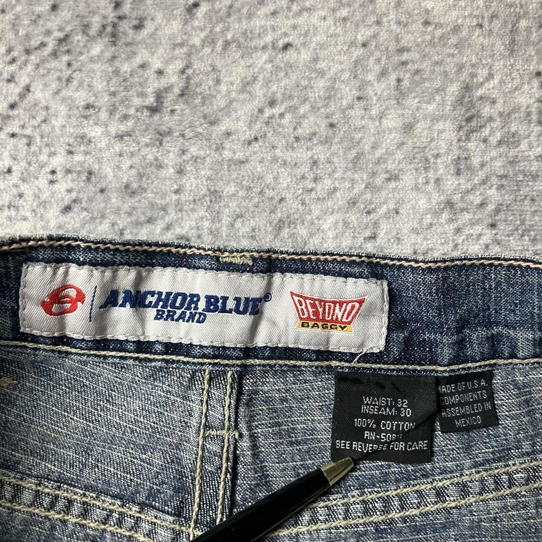 ANCHOR BLUE BEYOND BAGGY デニムパンツ W32 00s - メルカリ