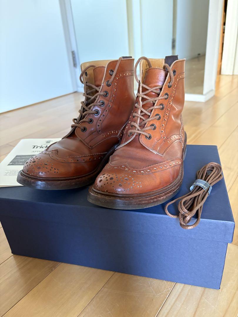 Tricker's ブラウン カントリーブーツ