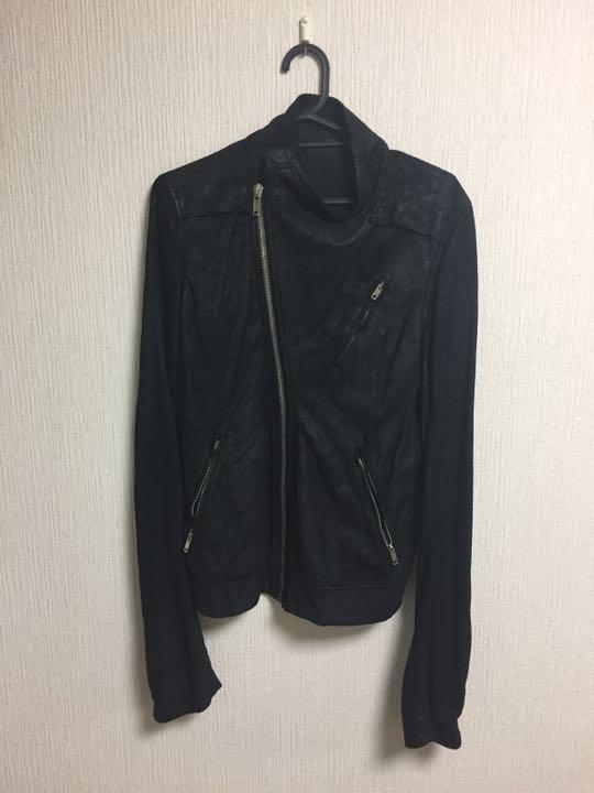 25000円 消費税無し リックオウエンス ss aw レザージャケット ライダースジャケット