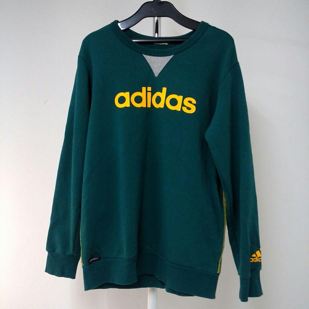 s719adidas アディダス トップス メンズ グリーン×黄色