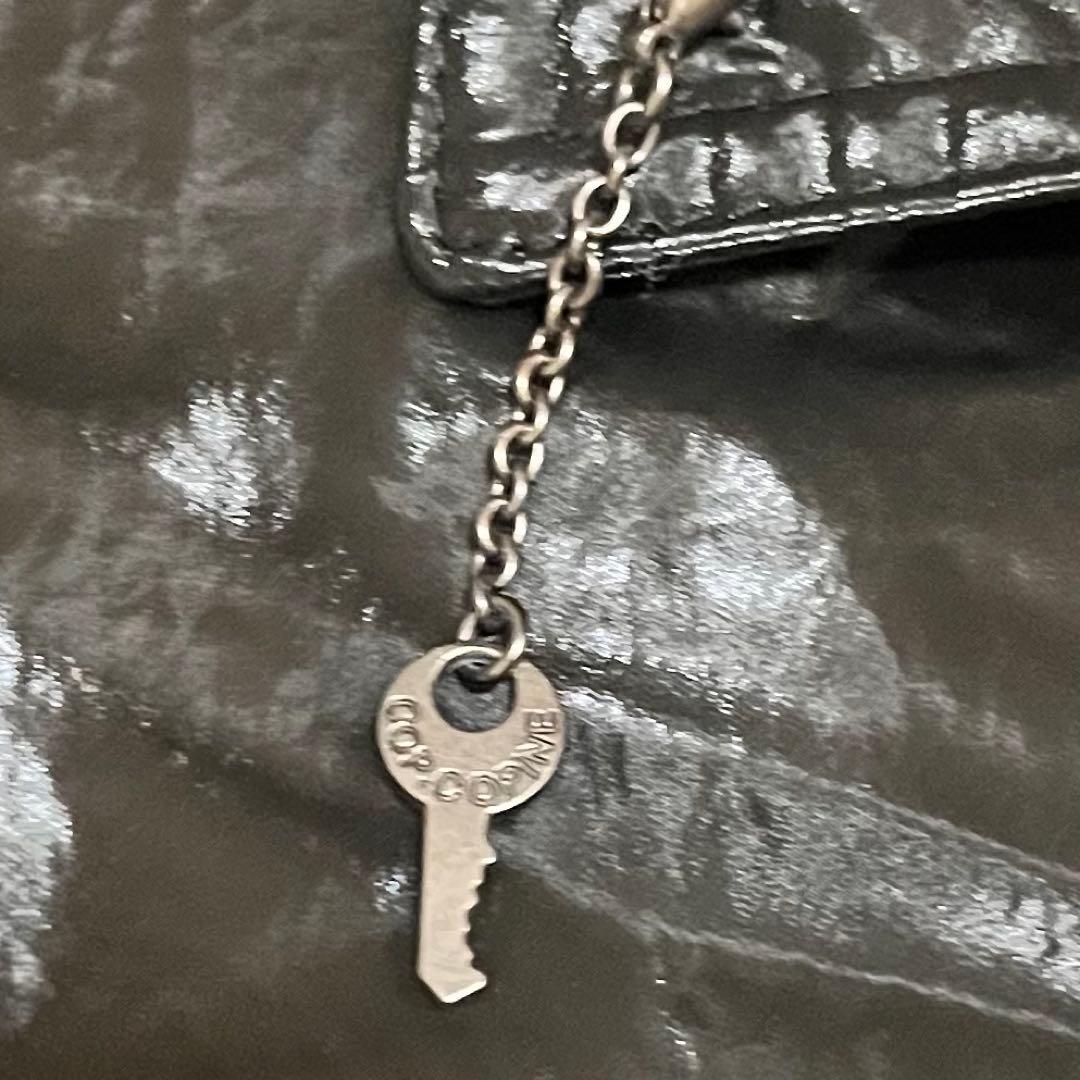 y2k cop.copine コップコミーヌトレンチコート　ウエストマーク　黒