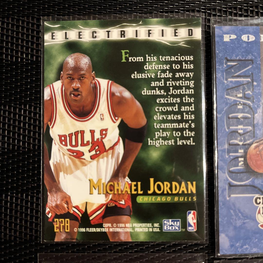 NBA カード マイケル ジョーダン Skybox,Fleer サブセット4枚