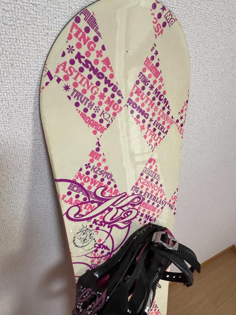 K2 スノーボードセット（ビンディング付き・140cm）