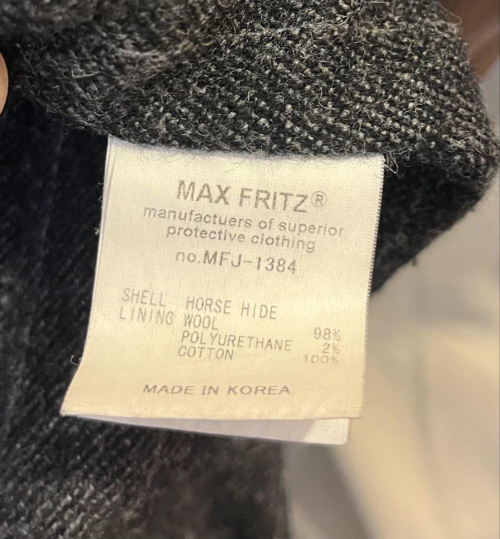 Max Fritz シングルライダースジャケット 48