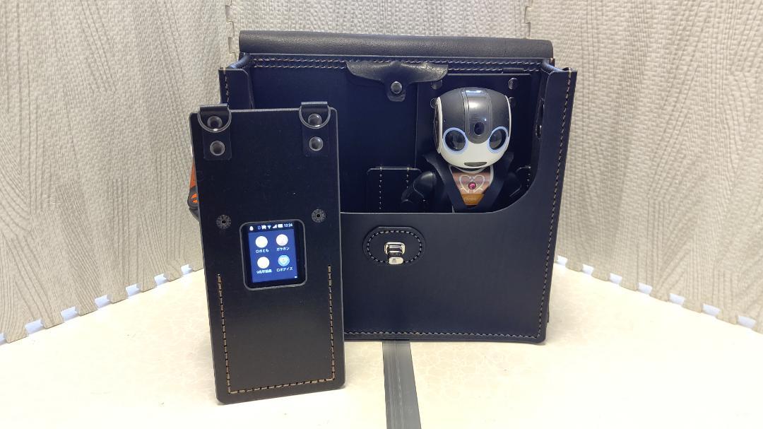 ロボホン用カバン型キャリーケース（ネイビー＆ブラック）#3 ロボホン用カバン型キャリーケース（ネイビー＆ブラック）#3