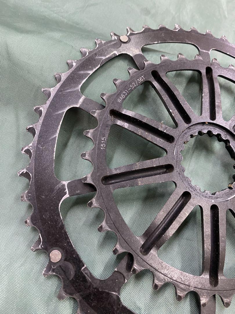 キャノンデールcannondale si クランク用チェーンリング52-36t