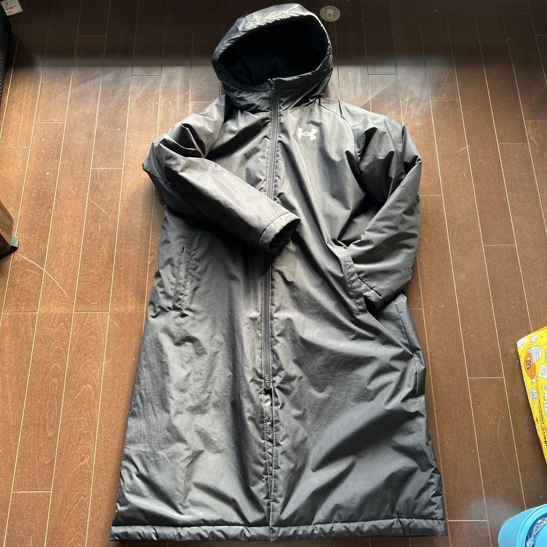 Under Armour ブラック ベンチコート160cm 中綿