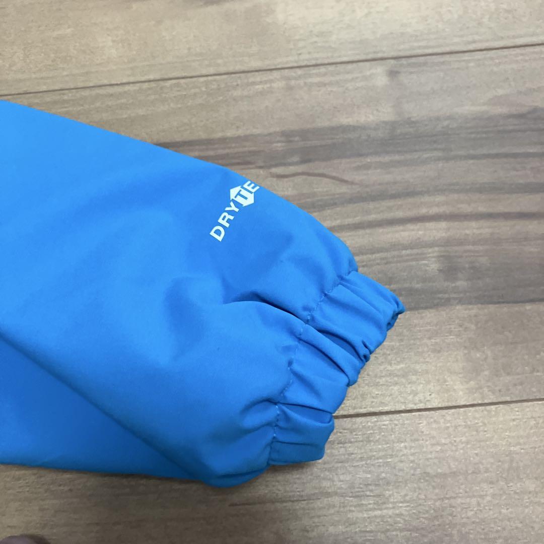 【美品】montbell スノーウェア青 80