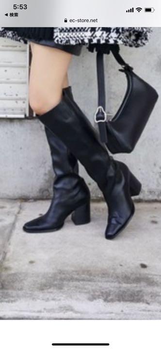 大特価お得 年末まで大幅値下げ 2020年SLY SQUARE TOE KNEE ブーツ xHW2f-m63092080001 新品お買い得