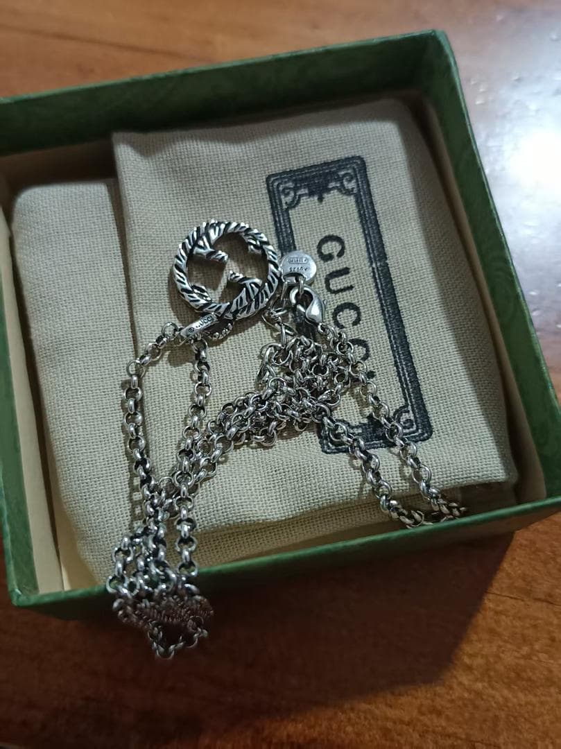 GUCCI シルバー リングペンダント ネックレス