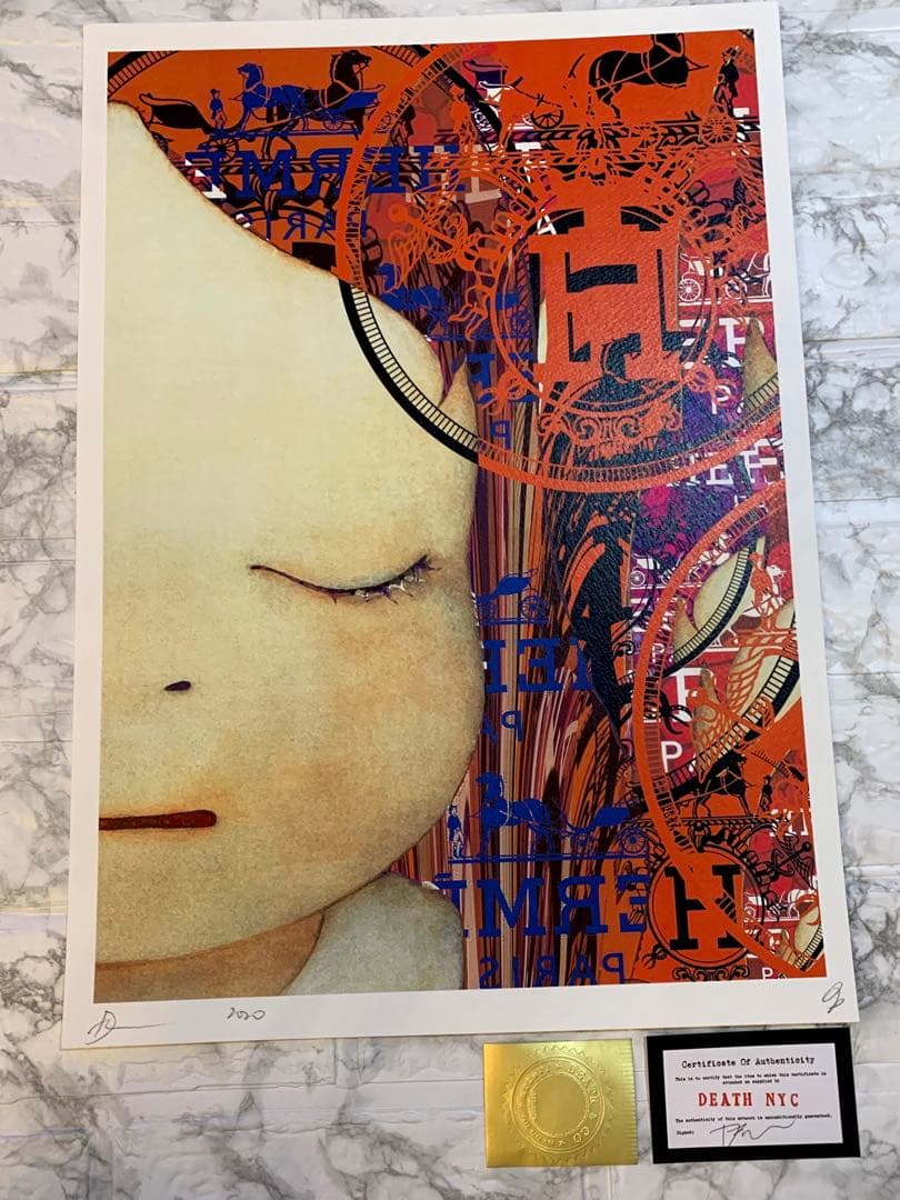 正規品世界限定100枚 奈良美智 エルメス HERMES DEATH NYC | nalans.com
