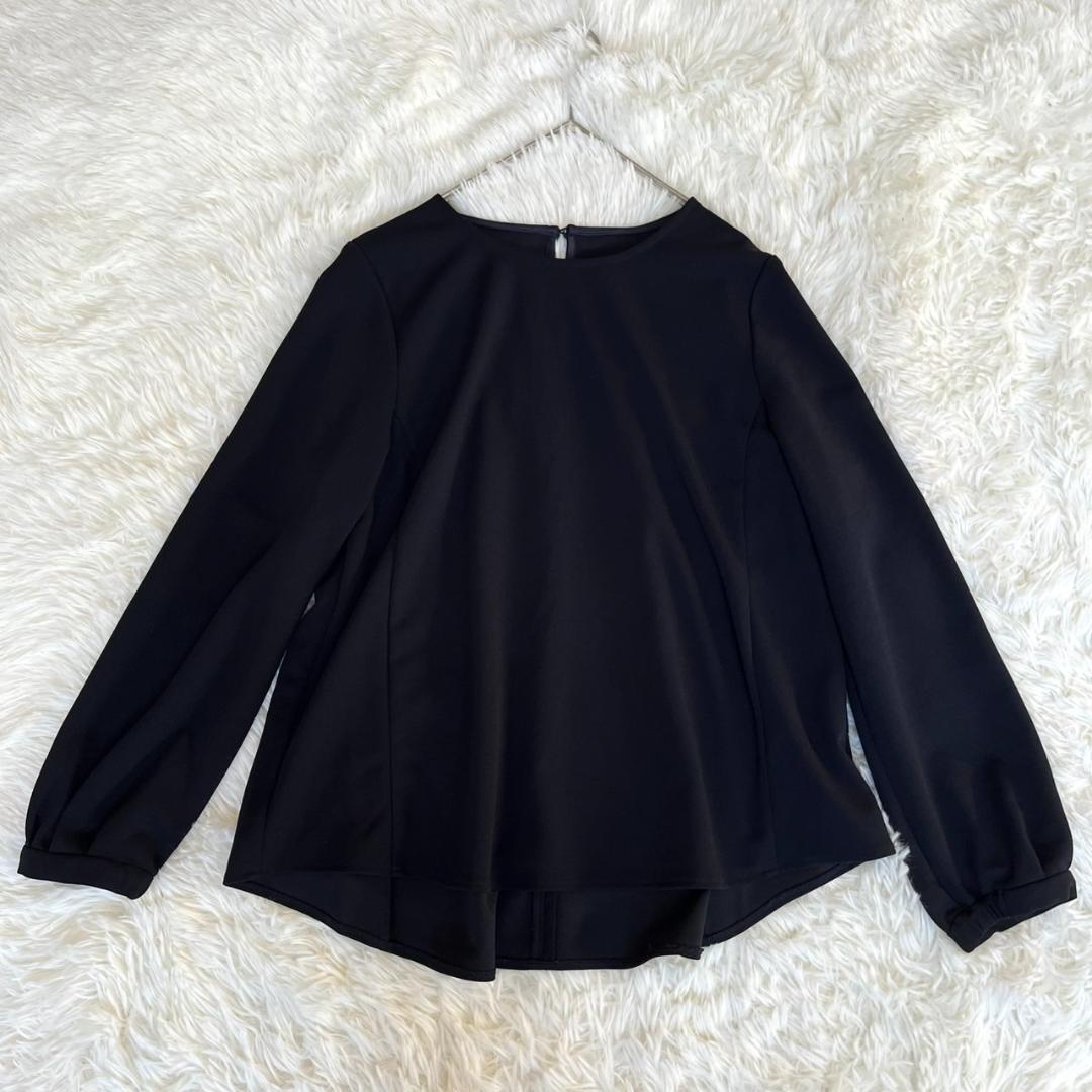 美品 GLOBAL WORK フォーマル セットアップ ストレッチ ブラック L