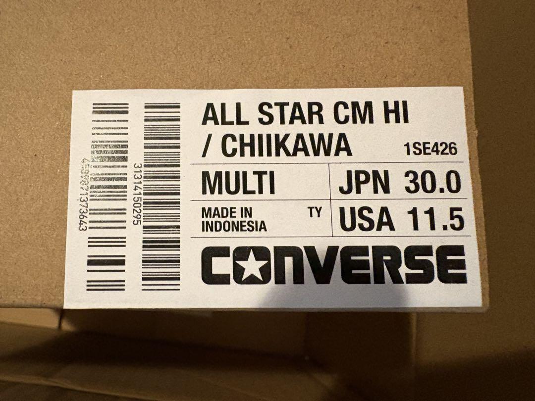 30cm 総柄マルチ ちいかわ CONVERSE オールスター CM HI