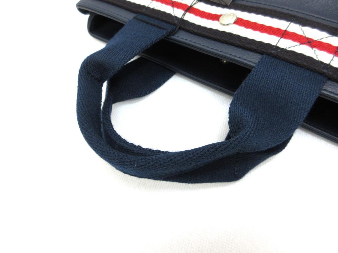 10/ 未使用 CASTELBAJAC カステルバジャック トート ネイビー a