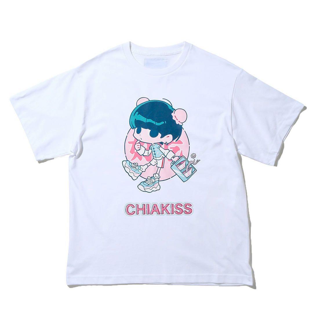 小林千晃 CHIAKISS およ 好吃 TEE WHITE