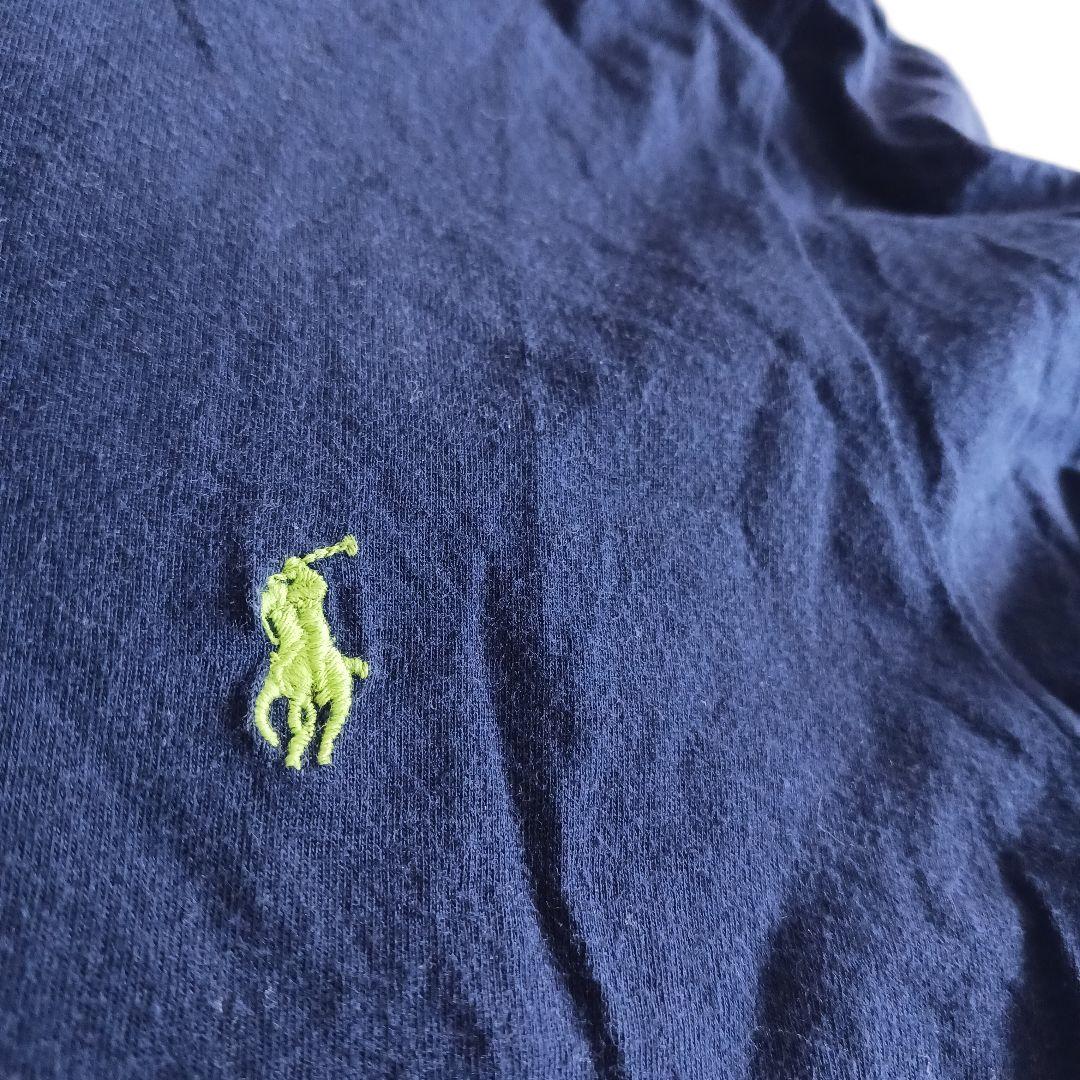 極美品　ラルフローレン　半袖　コットンシャツ　ポニー刺繍　M相当　黒　国内正規品 POLO RALPH LAUREN Ralph Lauren ラルフローレンボーイズ 総