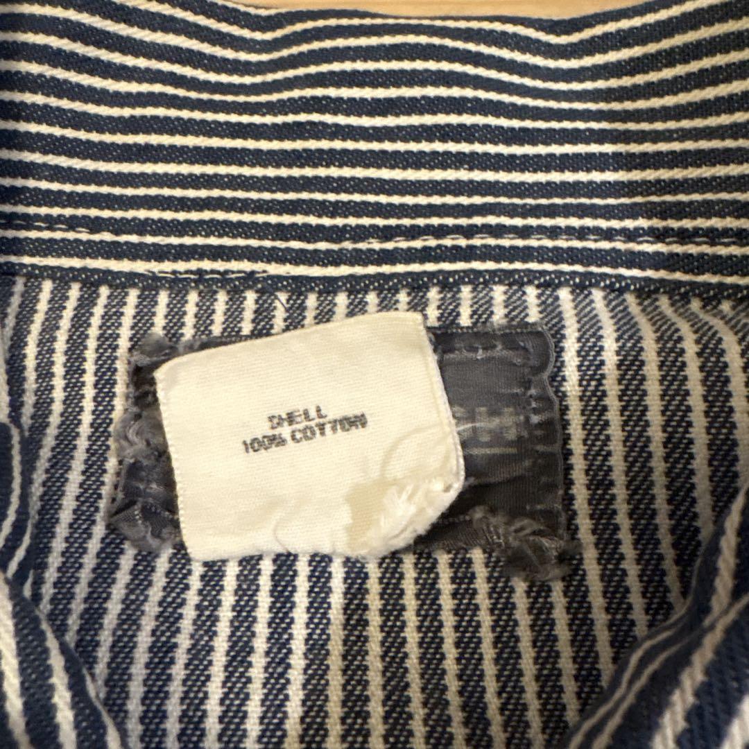 70's VINTAGE OSHKOSH ヒッコリーカバーオール 42