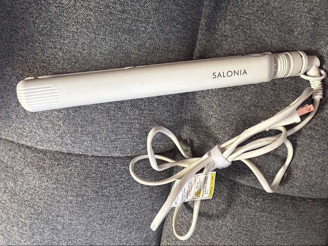 SALONIA ストレートヘアアイロン ホワイト