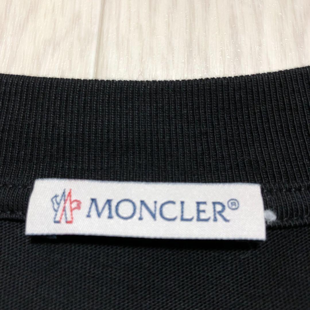 極美品　モンクレール　2023 迷彩　Tシャツ　ブラック　M 4S295