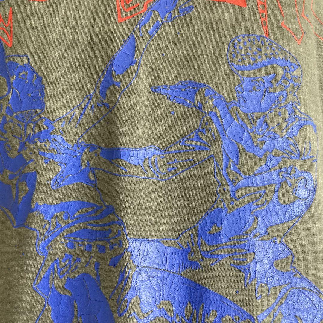 ジョジョの奇妙な冒険　半袖　Tシャツ　グレー　JOJO アルトラ 仗助 億泰