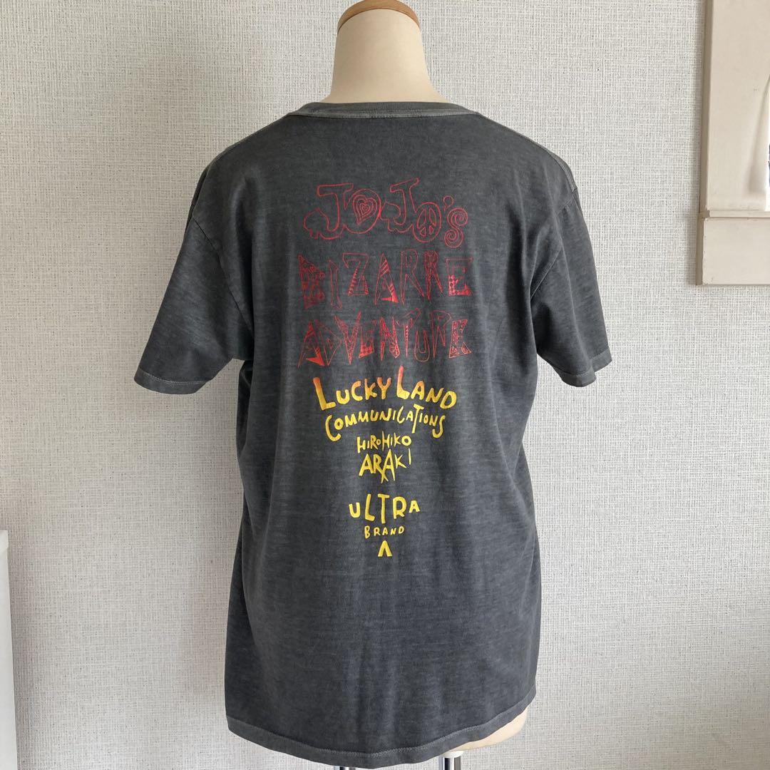ジョジョの奇妙な冒険　半袖　Tシャツ　グレー　JOJO アルトラ 仗助 億泰