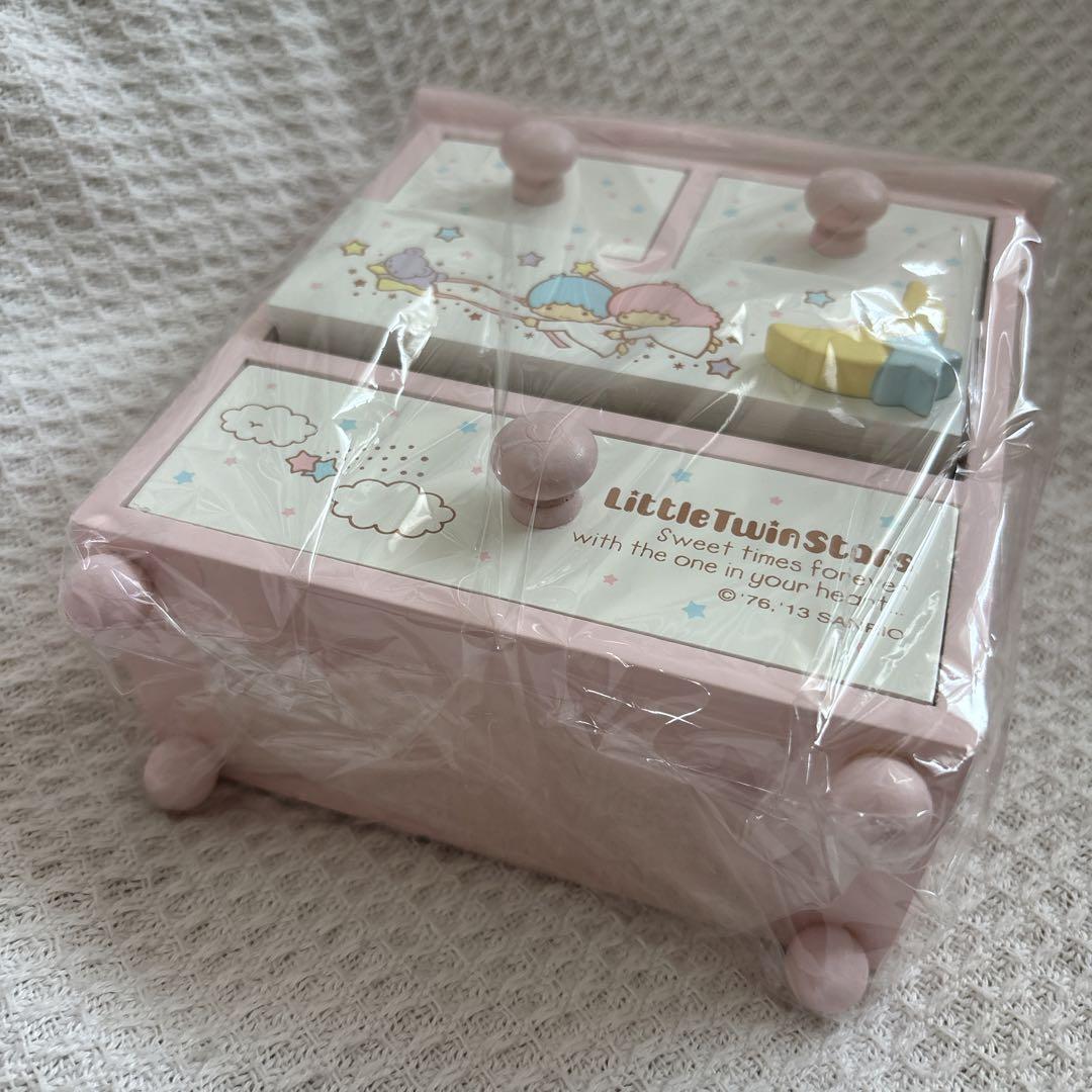 キキララ　木製　チェスト　小物入れ　アクセサリー　スター　サンリオ サンリオ - キキララ チェストの通販 by じゅ's shop｜サンリオ