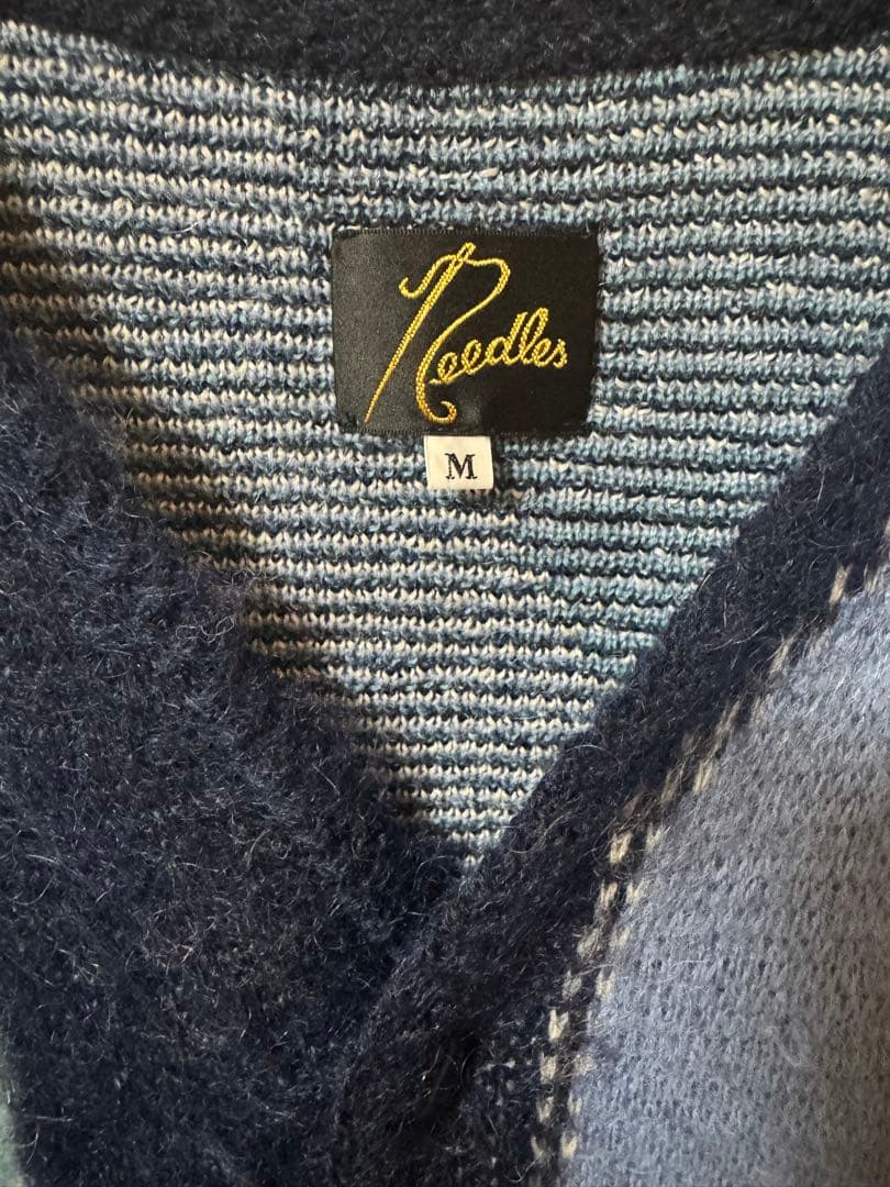 Needles ニードルズ モヘアカーディガン パッチワーク 別注 Needles ニードルズ モヘアカーディガン パッチワーク 別注