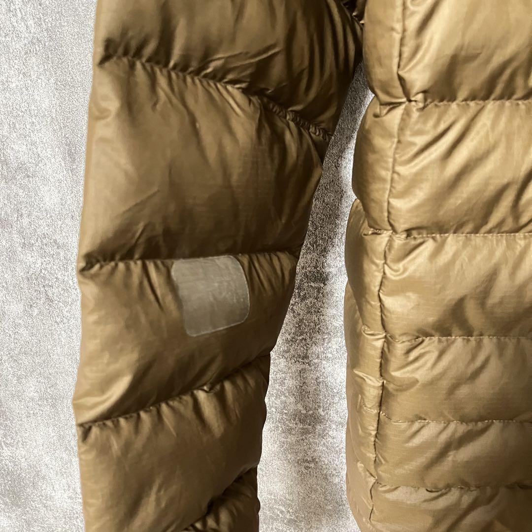 patagonia フード付き ダウン セーター ジャケット ブラウン M