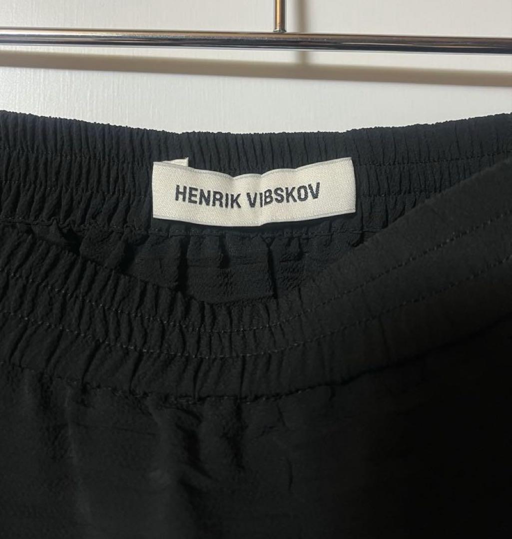 HENRIK VIBSKOV ブラックプリーツスカート S