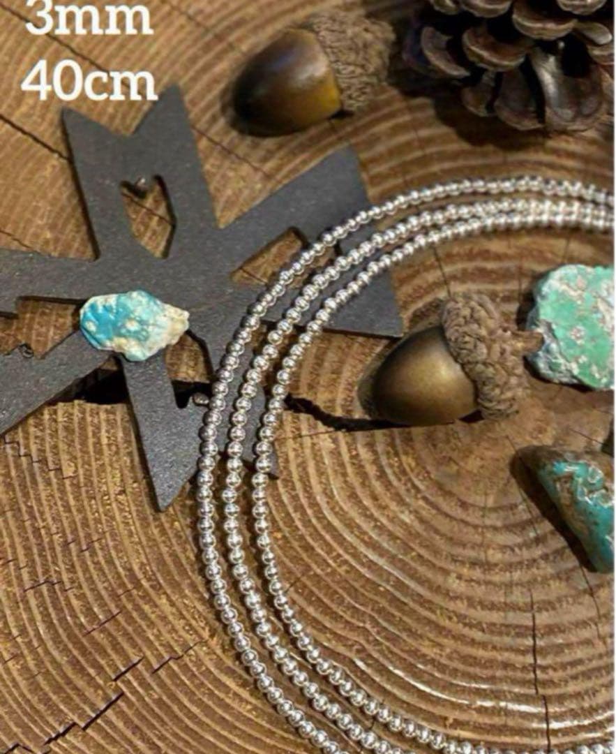 エリカ・ニコラス・ビゲイ ナバホパールネックレス3mm 40cm