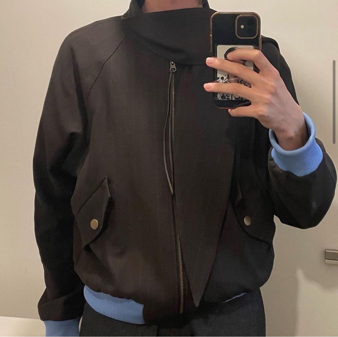 定価6万弱　orimi スカーフブルゾン　ジャケット22aw