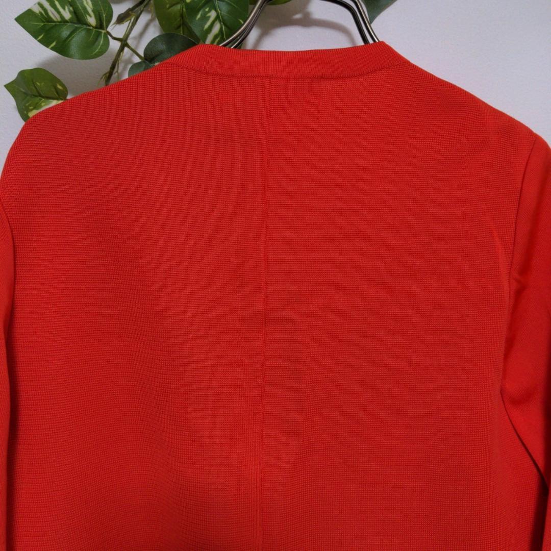 b4511【COORDINATE】レディース カーディガン 長袖 オレンジ 9号