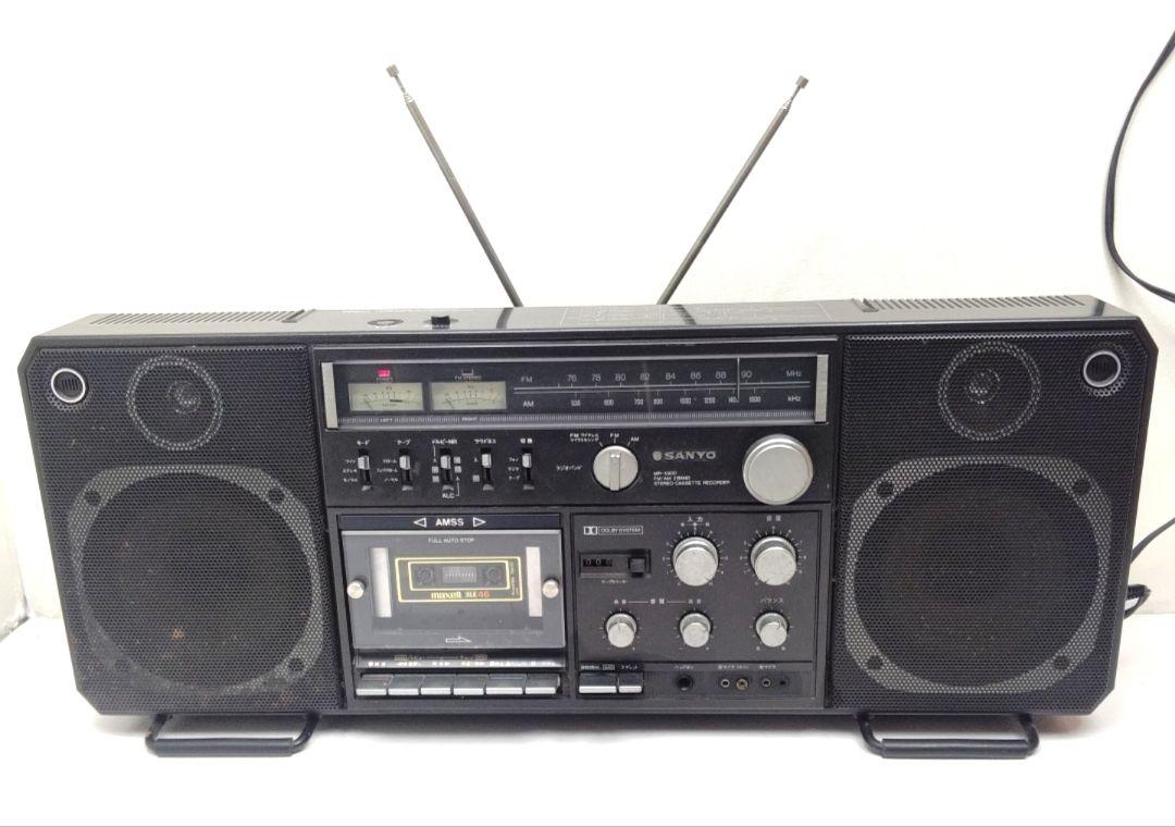 昭和レトロ【動作品】SANYO ラジカセ　MR-X5 Yahoo!オークション - 昭和 レトロ SANYO MODEL NO MR-X5 三洋