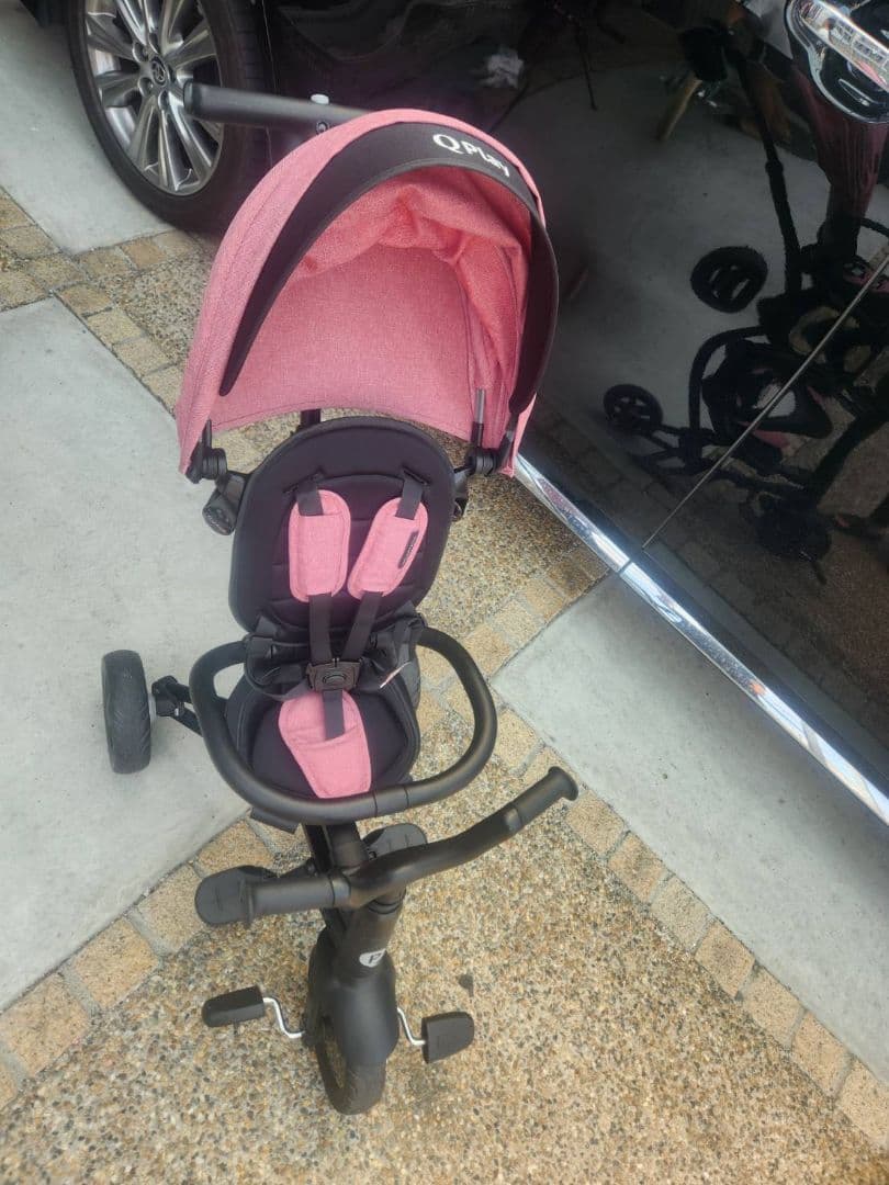 Q Play 三輪車 ピンク