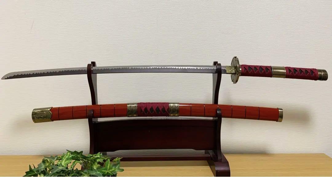 ONE PIECE ロロノア・ゾロ 三代鬼徹 金属製 模造刀 居合刀 美術品 模造刀/ワンピース】ロロノア・ゾロ 三代鬼徹 金属製刀身 - メルカリ