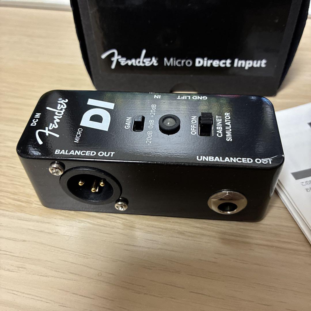 ギター Fender Micro DI Mooer Micro DI