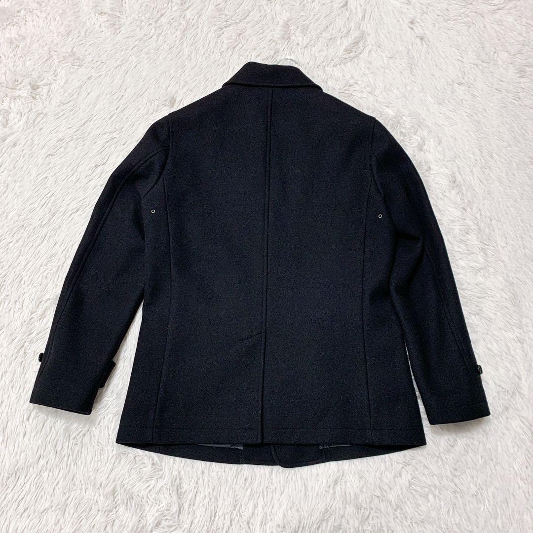 【極美品】SHIPS  SUPER140'S  メルトン ピーコート   L