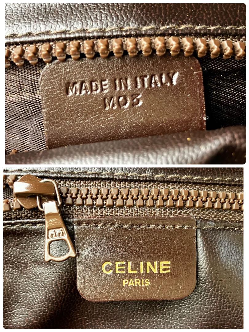 Celine Vintage Leather Shoulder Bag セリーヌ