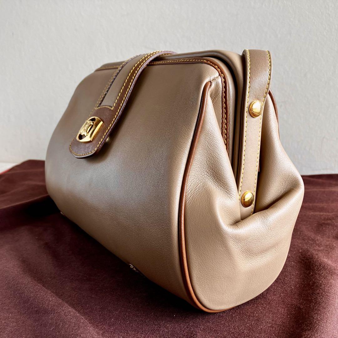 Celine Vintage Leather Shoulder Bag セリーヌ