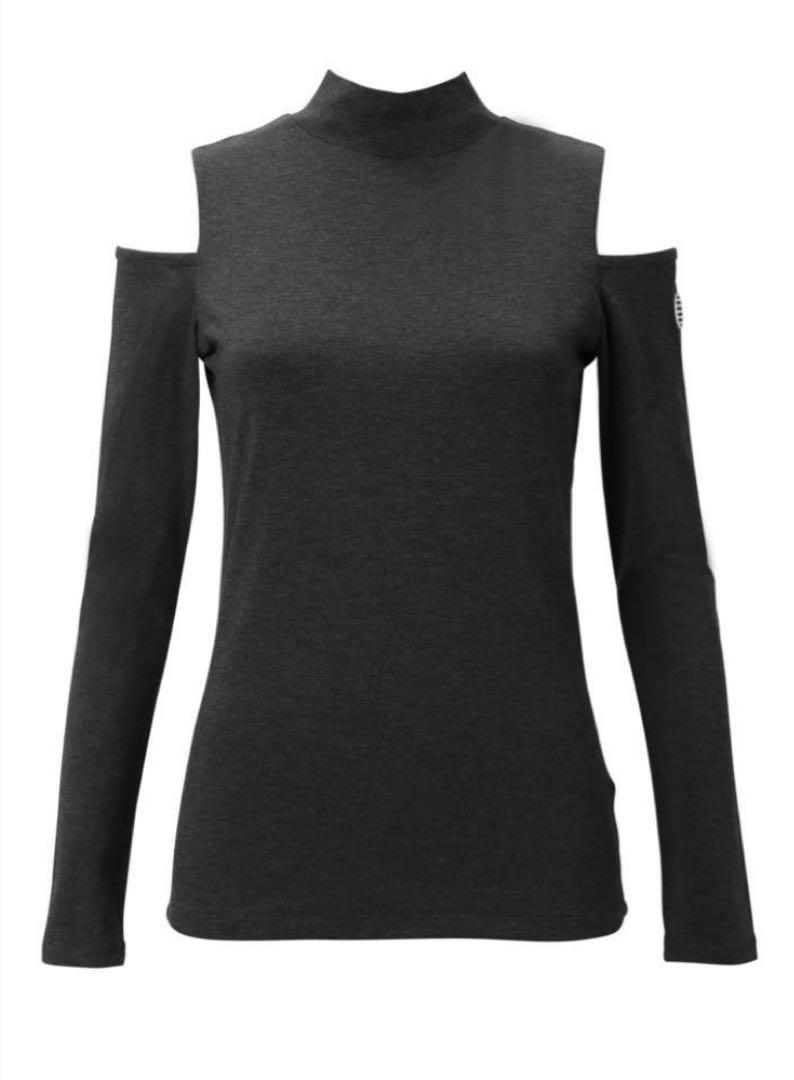 未使用✨BORDERS at BALCONY COLD SHOULDER TOP - メルカリ