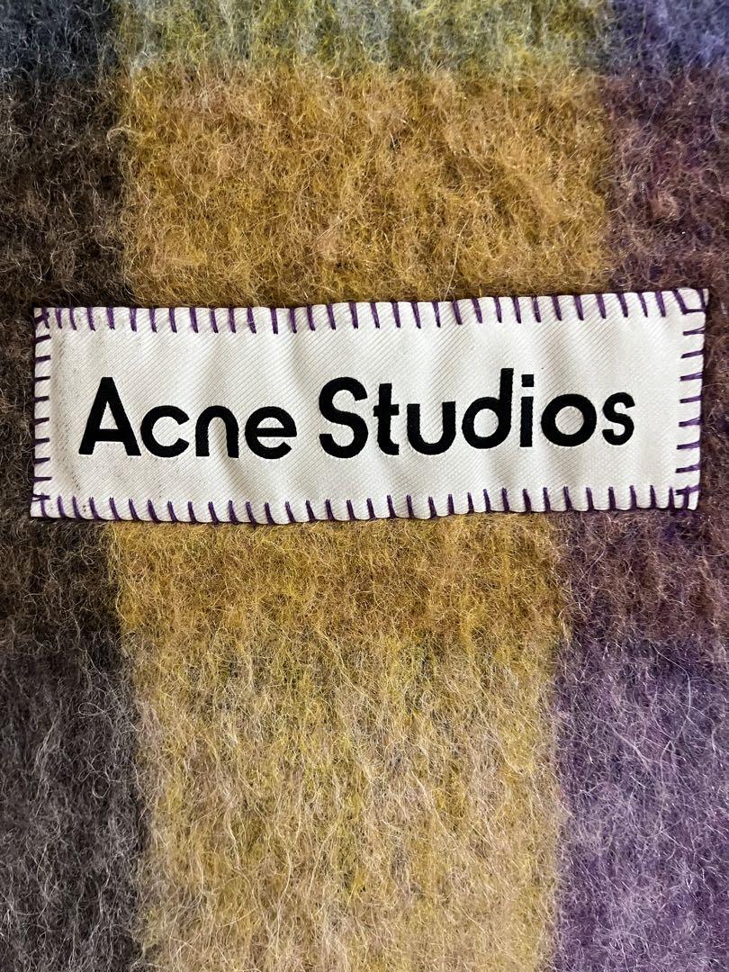 Acne Studios チェック柄マフラー