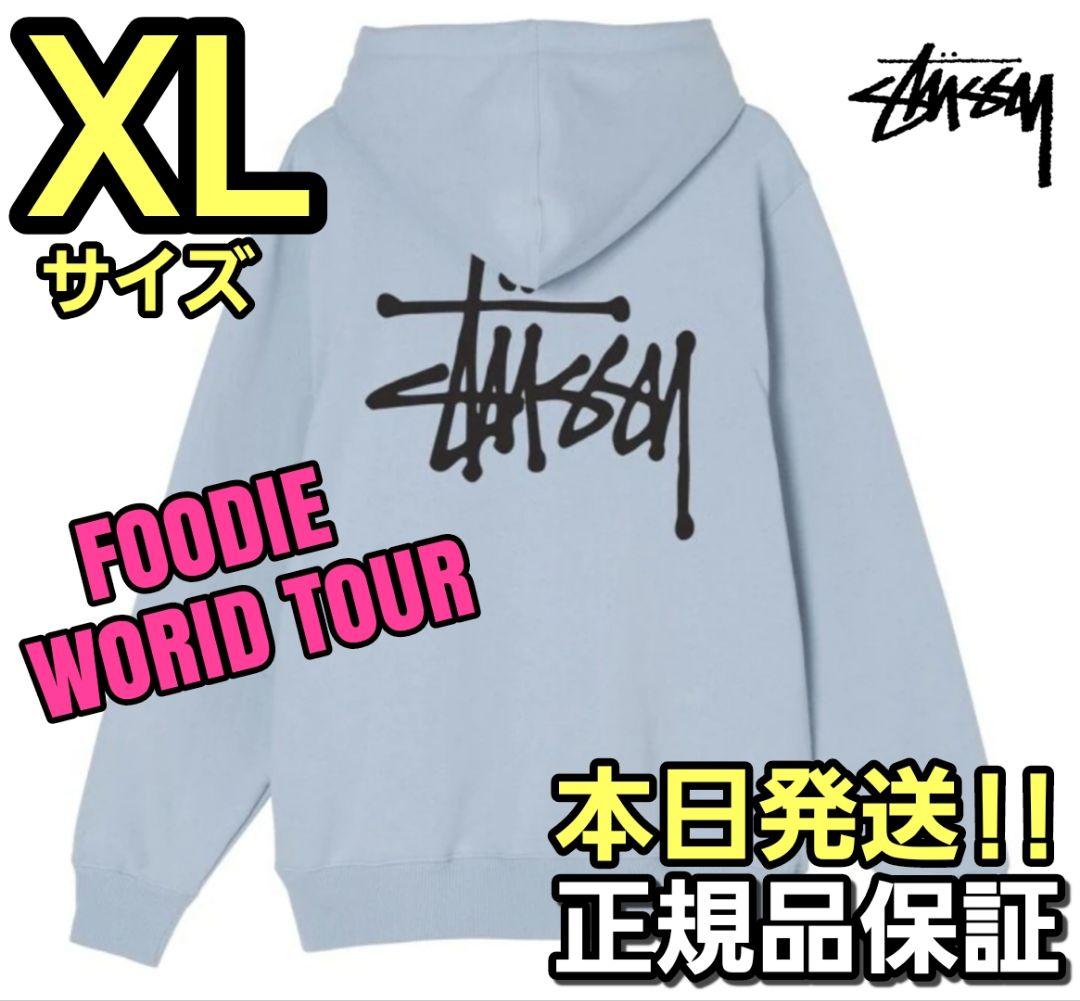 ステューシー⭐XL⭐BASIC STUSSY⭐ベイシックスウェットパーカーグレー