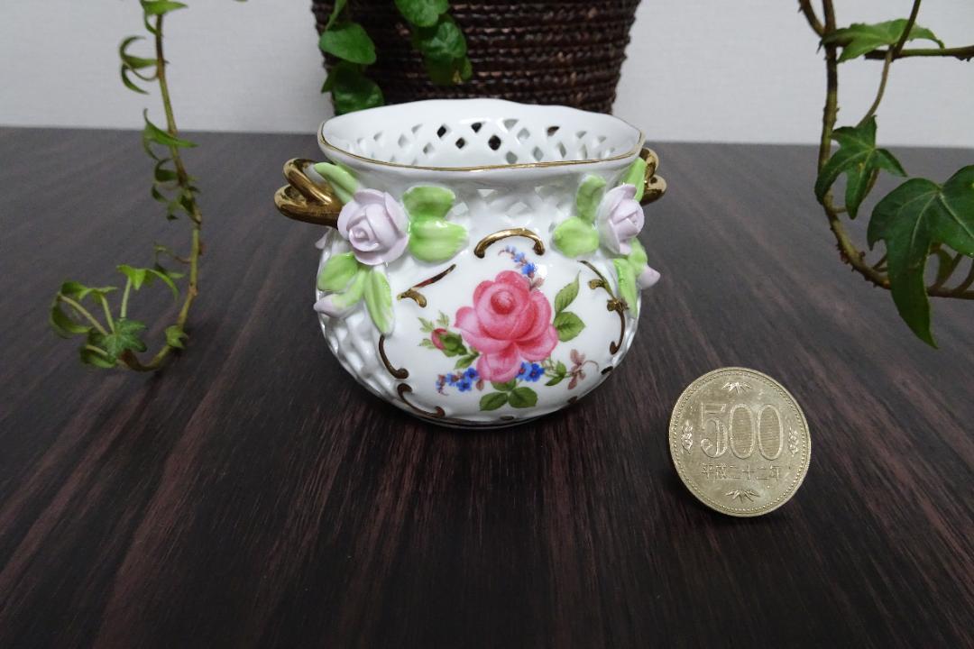 ロイヤルウースター 花柄 陶磁器 ミニポプリポット - メルカリ