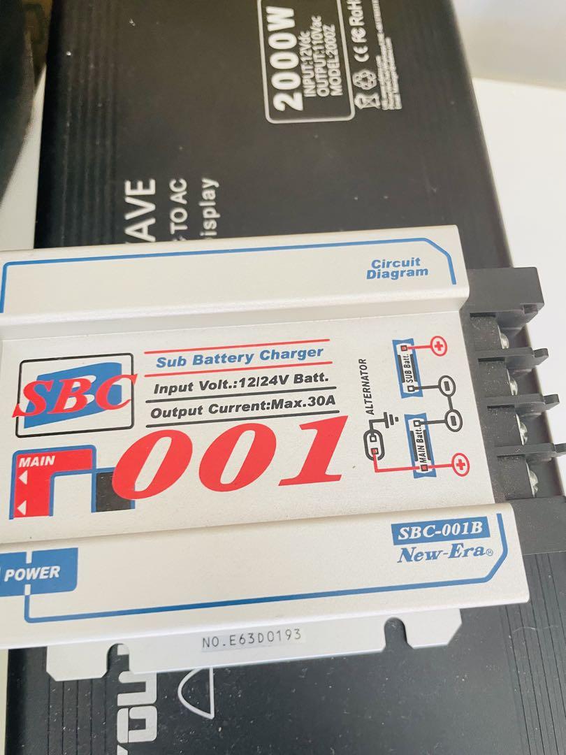 4000W|アイソレータ走行充電器|2バッテリ
