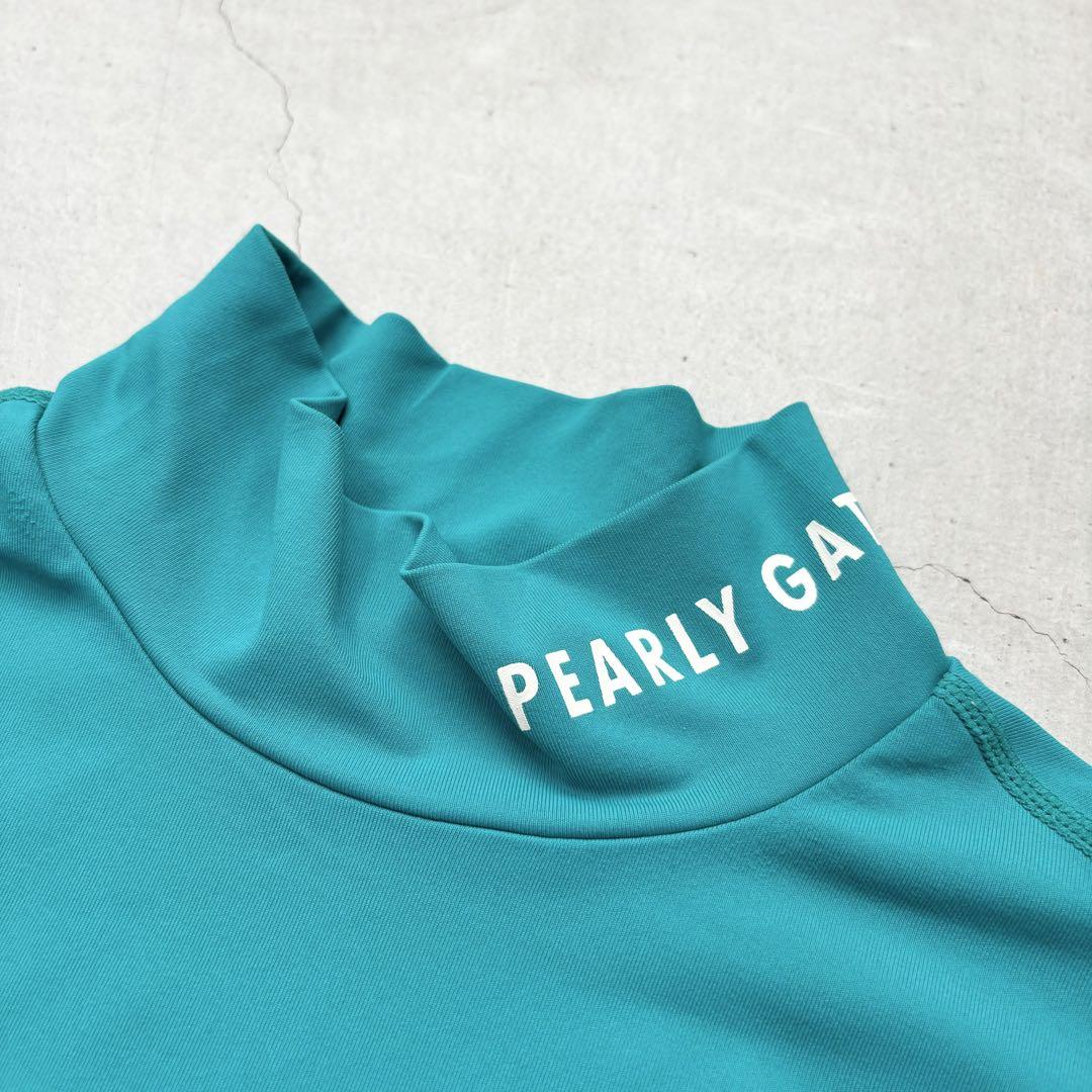PEARLEY GATES パーリーゲイツ モックネック 長袖 ストレッチシャツ