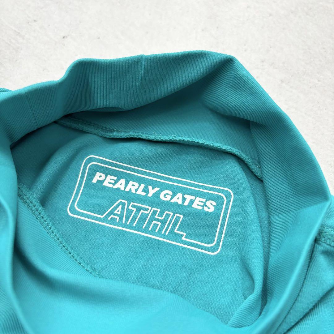 PEARLEY GATES パーリーゲイツ モックネック 長袖 ストレッチシャツ