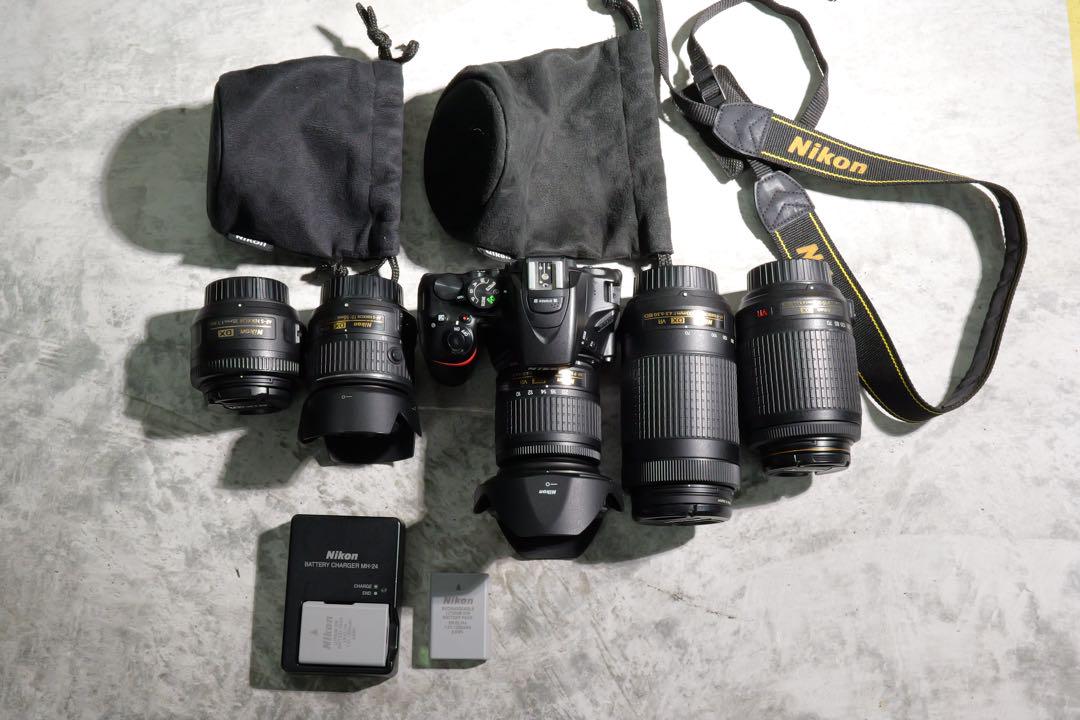 Nikon D5500 レンズ5本セット wifi対応